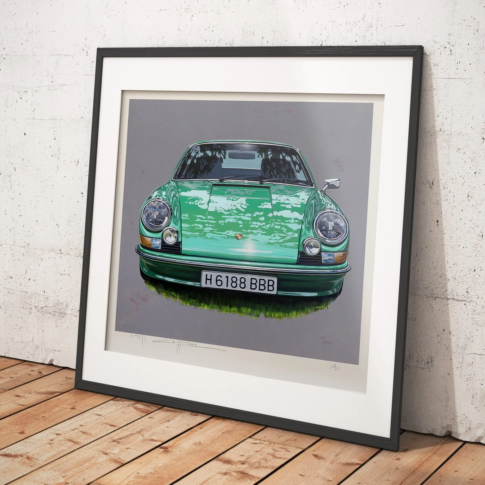 Porsche+911+Green+Framed+1.jpg